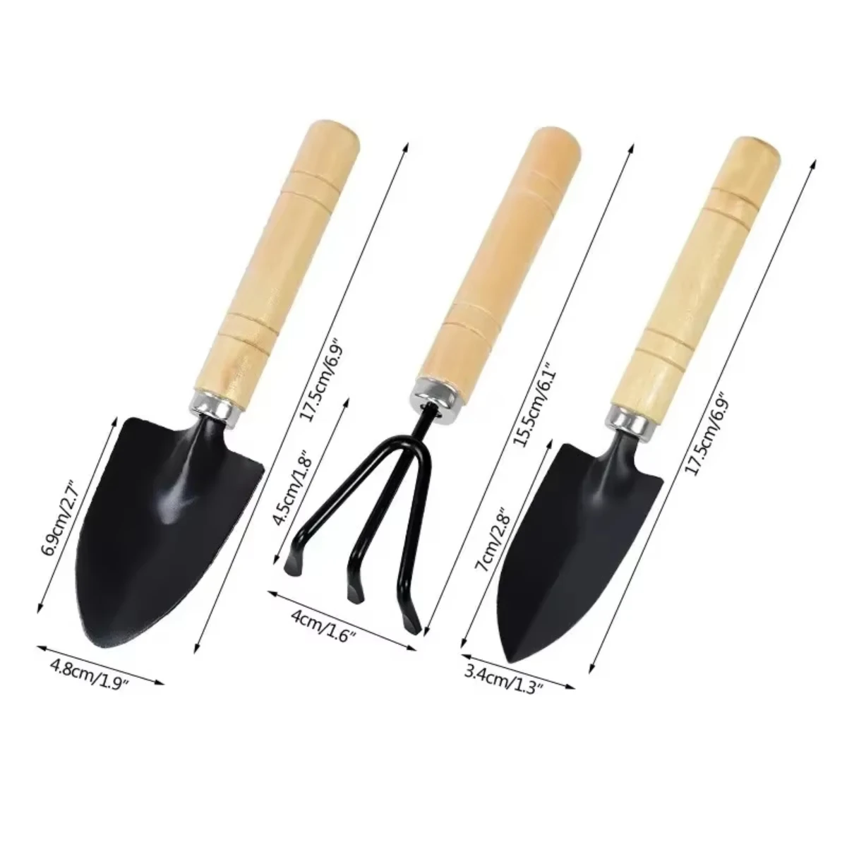 Gardening Tools Vegetables - 3Pcs/Set Mini Garden Tool Set For