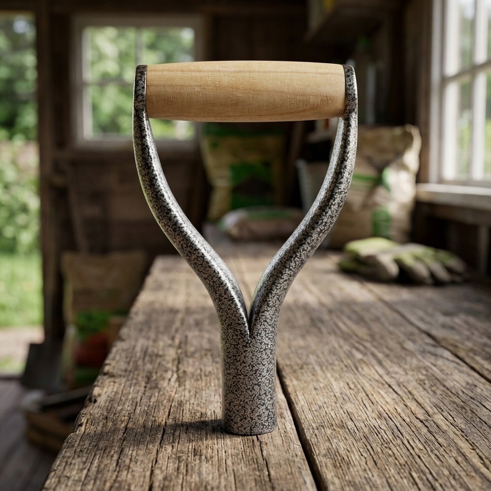 1PCS Silver Y-Grip Shovel Hand - đánh giá và giá Spade Digging Fork