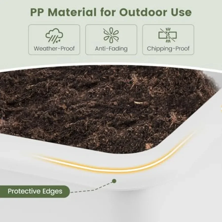 Raised Garden Beds Outdoor Set - đánh giá và giá Self-Watering Planter