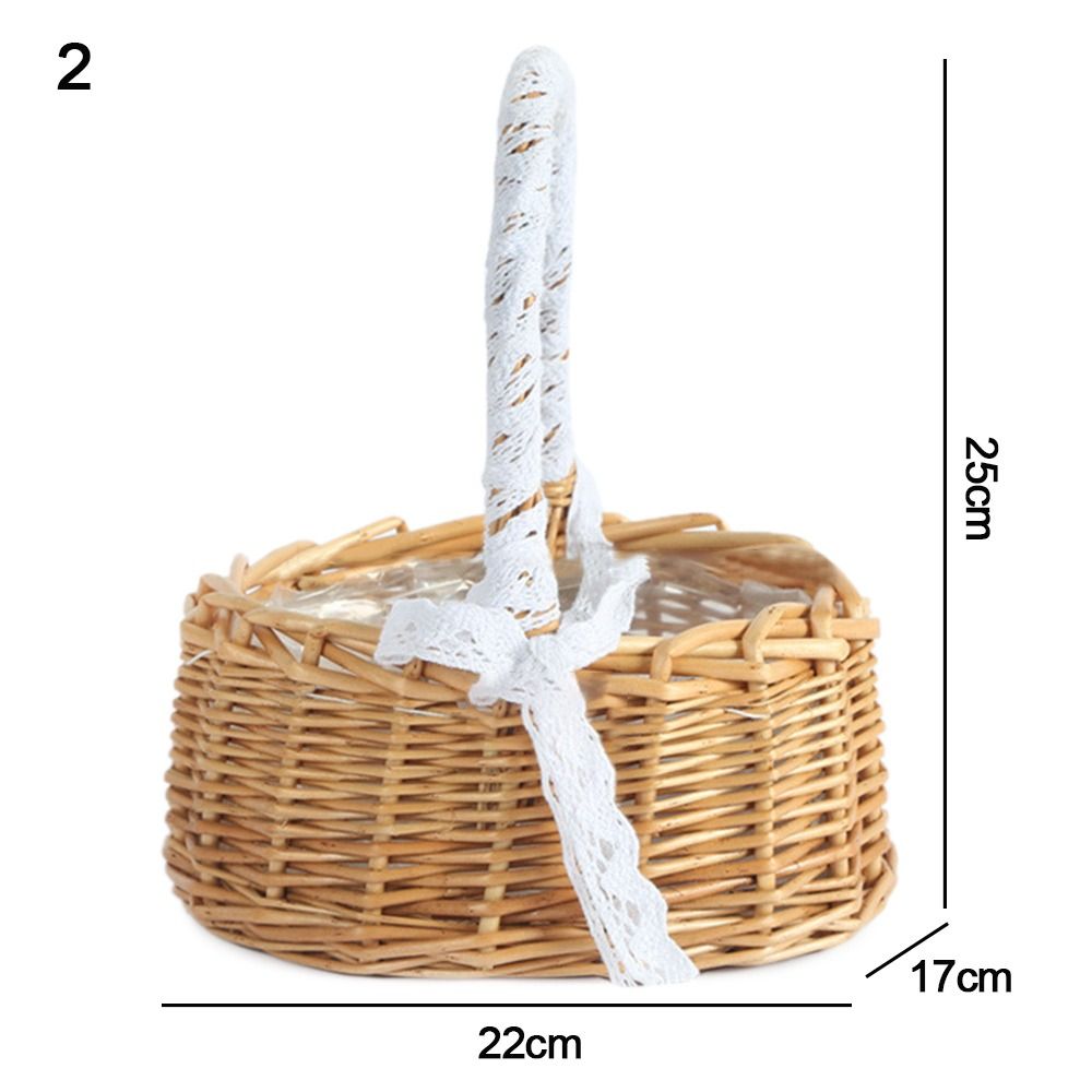 Willow Rattan Flower Girl Bask - đánh giá và giá Gardening Tools Girls